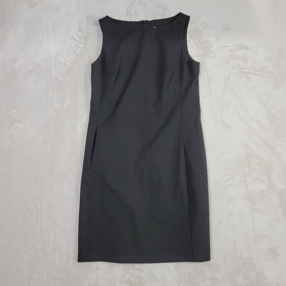 Barneys New York Black Pocket Cocktail Women's Shift Dress | Size 0 - Picture 1 of 8